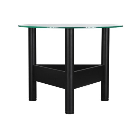 Table Journal Sout 9s, 650x650x490, Black/Transparent-1