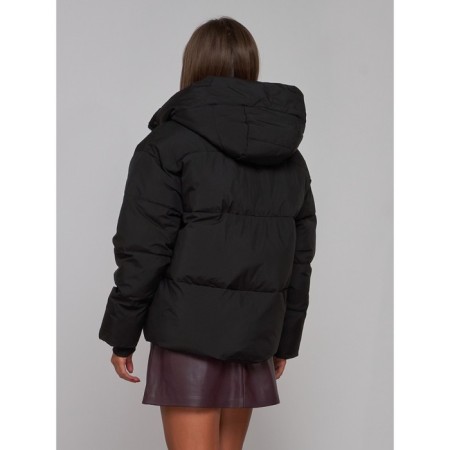 Winter jacket female, size 50, black color-21