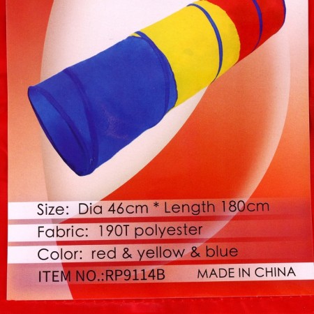 Игровой тоннель для детей «Краски» 46×46×180 см-5