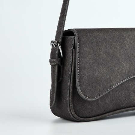 Female bag 25*14*6.5 cm, gray color-3