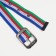 Women's belt, width 4.2 cm, metal buckle, colorful color