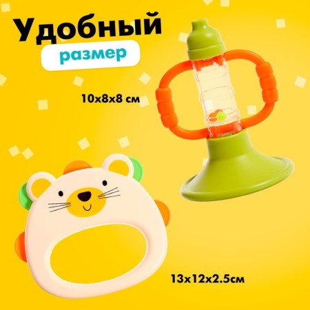 A set of rattles with teeth teeth, 10 items-3