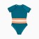 Separate Minaku swimsuit with closed shoulders, emerald color, size 44