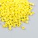 Beads "Zlatka" 08/0, 3 mm, 10 g 0402 Yellow