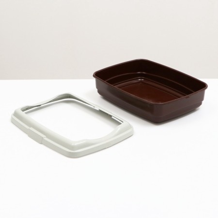 The tray is large with the side of Atlantis "Standard", 43 x 33 x 12.5 cm, chocolate-4