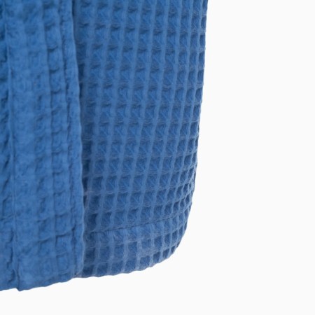 Wafel dressing gown men's elongated Ethel "BOHO" size 54-56, color blue, 100% cotton, 290 g/m2-6