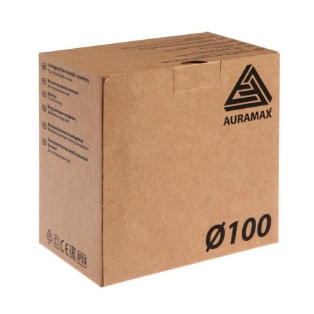 Exhaust Auramax fan in 4s, 150x110 mm, D = 100 mm, 220 V, 14 W, 35 dB-6