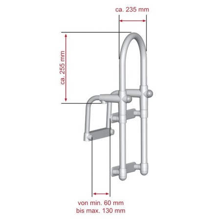 Bath support, white color-7