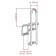 Bath support, white color