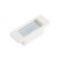 Magnet furniture tundra M001W, 41x13 mm, small, white color, 1 pc.