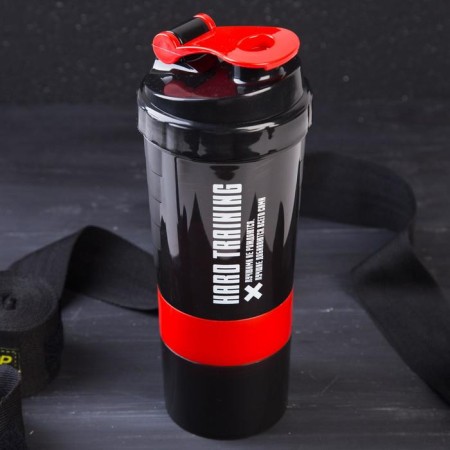 Shakeker with a bowl for protein "Heavy training", 500 ml-1