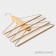 Shoulders - hangers Organizer for clothing multi -level LADOOM Bois, 41 × 38 cm, variety a, color light wood