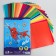 Set "Spider-Man" A4: 10 liters of color unilateral cardboard + 16l color bilateral paper
