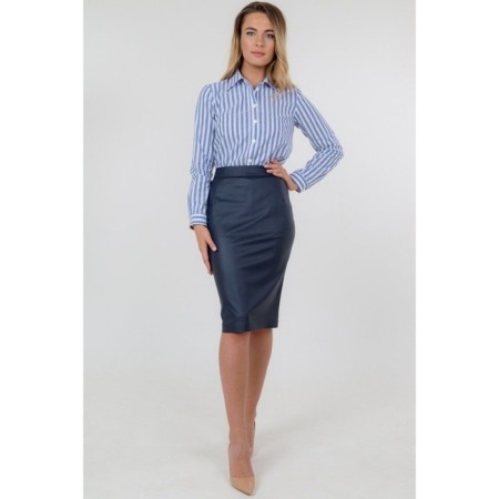Leather pencil skirt, size 42-1