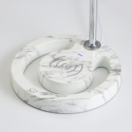 Board lamp "Levitation" LED 5W from the network (1.5m) silver 16x10x36.7 cm Risalux-4