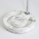 Board lamp "Levitation" LED 5W from the network (1.5m) silver 16x10x36.7 cm Risalux