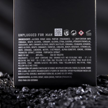 Men's toilet water Unplugged, 80 ml-2