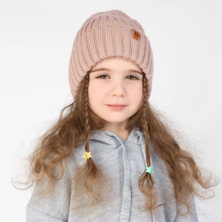Children's hat, size 54-56, cappuccino color