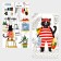 A set of kitchen towels of the “cat in the kitchen” 35x60cm-2pcs, 100% HL