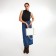 Female bag Textura, tout, medium size, white color