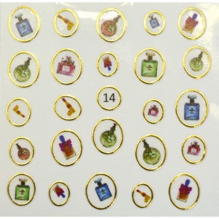 Nail sticker "Liquid Stone", 14