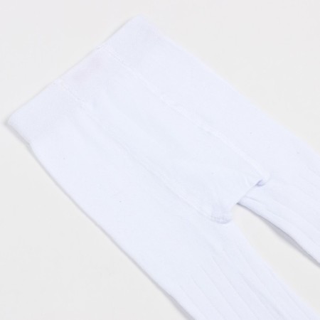 Pantyhose children's “vertical strip”, white color, height 140-146-3