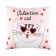 Pillow "Ethel" Valentine cat, 40x40 cm, velor, 100% p/e