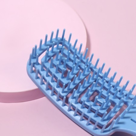 The comb massage, rubberized handle, ventilated, 6.3 × 22 cm, color mix-4