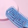 The comb massage, rubberized handle, ventilated, 6.3 × 22 cm, color mix