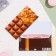 Money envelope "Universal" chocolate tiles, congruen, glitter, 16.8 x 8 cm