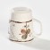 Porcelain share mug "Cats Aristocrats", 350 ml, white color