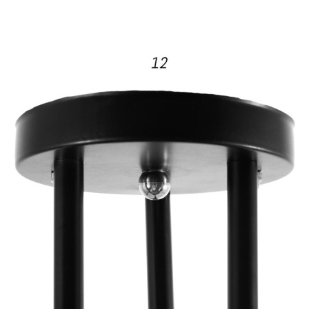 Chandelier 2003/3 E27 60W black 45x45x25 cm Bayerlux-4