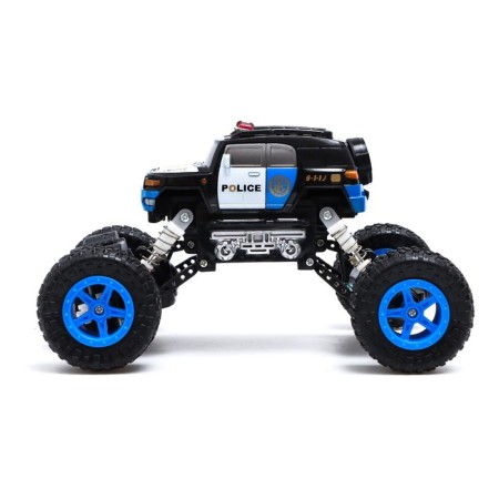 Radio -controlled jeep "Police", works on the battery, the color is black-1