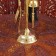 Fireplane set "Imperial" brass (5 objects) 48x11x11 cm