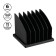 Stand for magazines and papers (sorter) Istanm, team, 6 departments, black