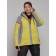 Ski jacket female winter, size 48, yellow color