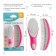 Hair care set, brush+ comb, pink color