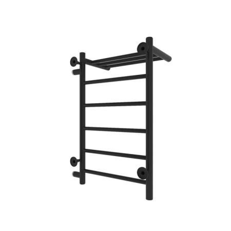 Water towel "Sanprise" Aurora P6, 400x700 mm, with a shelf, right, black matte-5