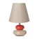 Board lamp 16878/1GR+RD E14 40W gray-red 16x16x25 cm Risalux