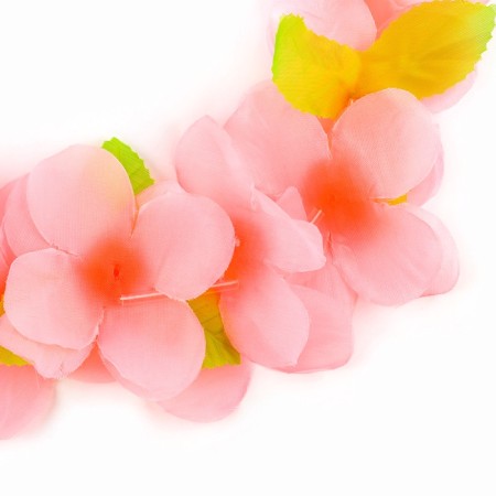 Hawaiian necklace "Plumeria Pink"-2