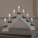 LED figure "Christmas hill" 39 × 29 × 4.5 cm, wood, 220 V, glow warm white