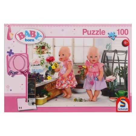 Puzzle Baby "World of Flowers", with a gift, 100 elements-1