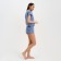Pajama female (T-shirt and shorts) KAFTAN "BASIC" Size 44-46, Blue color