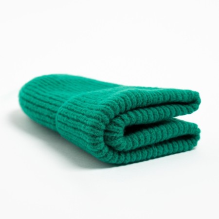 Women's hat minku with lapel, size 54-56, green color-4