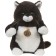 Soft toy "Cat Fat", color bitter chocolate, 20 cm AT365258