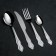 Set of cutlery "Slav", 24 items, thickness 1.2 mm, silver color