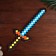 Souvenir weapons made of wood sword Paladin "Pixel", 37 cm mix