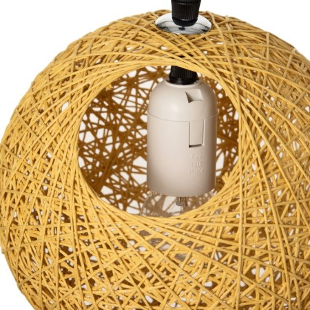 Lamp Bayerlux rattan 1he27 15W brown 20x20x120 cm-4