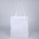 Bag - a chover in a bank, without a lining, without lightning, white, “bloom”, 35 x 40 x 0.5 cm