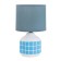 Glykeria table lamp E14 40W white-blue 15x15x27 cm Risalux